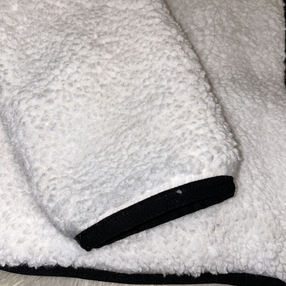 VS PINK WHITE TEDDY SHERPA FULL ZIP JACKET - Picture 7 of 7
